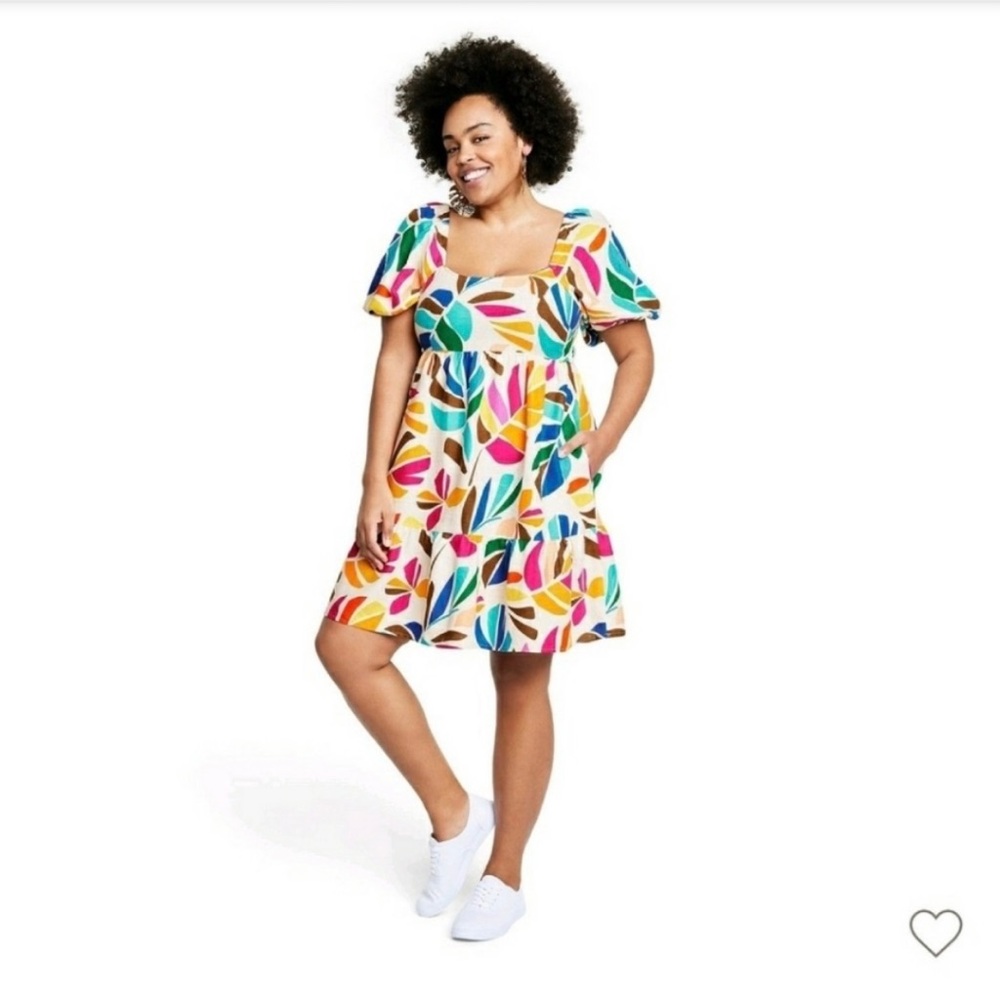 Tabitha Brown Tropical Linen Dress